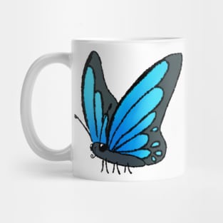 Joyous June Butterfly (Blue) Mug